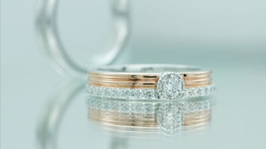 Ilustrasi cincin pernikahan. 