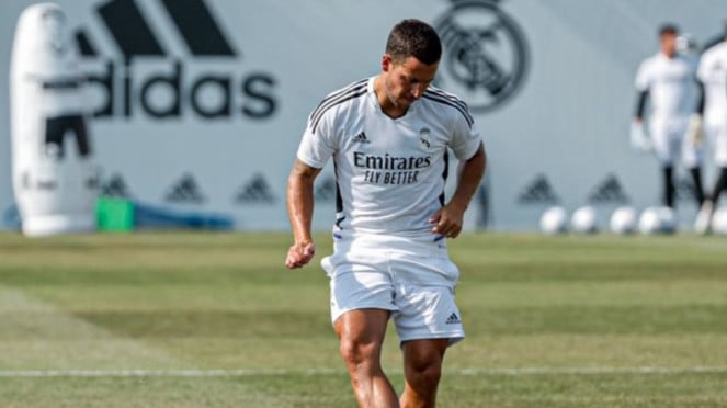 Pemain Real Madrid, Eden Hazard. 