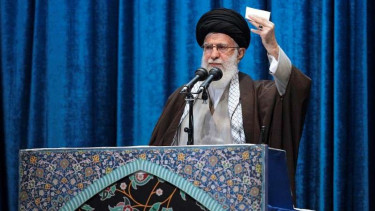 Pemimpin Tertinggi Revolusi Islam Iran, Ayatollah Ali Khamenei.