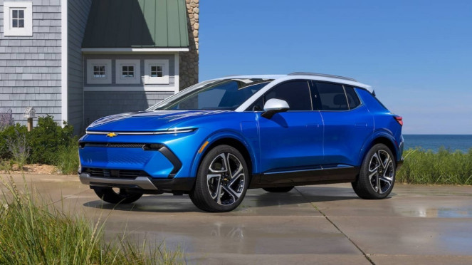 Ilustrasi gambar mobil listrik Chevrolet Equinox EV