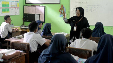 Ilustrasi kegiatan belajar-mengajar (KBM).