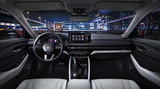 Ilustrasi gambar interior mobil Honda Accord 2023 terbaru