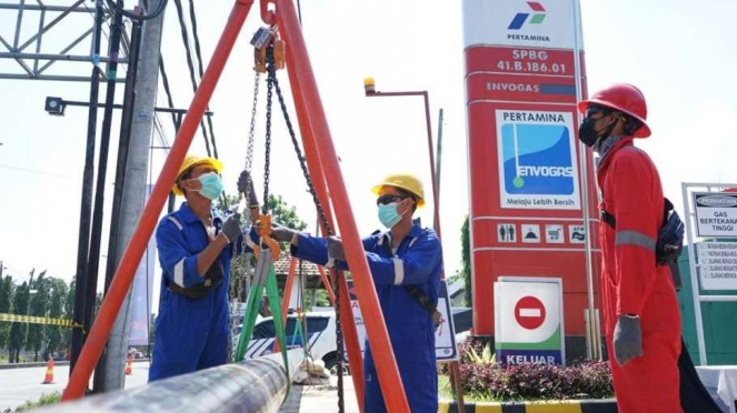 Pembangunan pipa distribusi gas bumi PGN dari Mangkang menuju KIK.