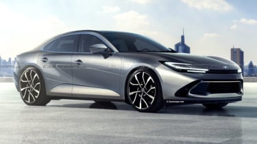 Ilustrasi gambar mobil Toyota Camry Terbaru