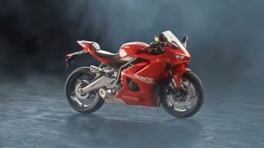 Ilustrasi gambar motor sport Kove 400RR