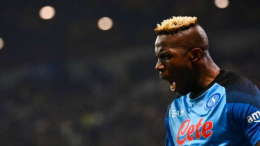 Pemain Napoli Victor Osimhen