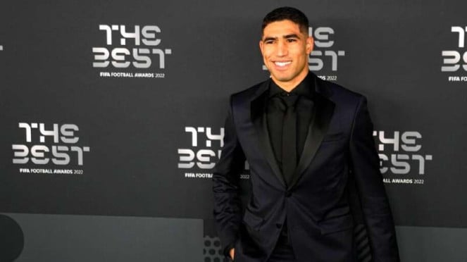 Bek PSG, Achraf Hakimi di malam penghargaan FIFA