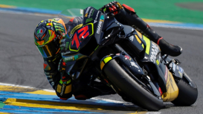 Pembalap Mooney VR46 Racing Team, Marco Bezzecchi