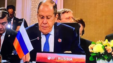 Menlu Rusia Sergey Lavrov 