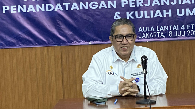 Direktur Jenderal Perkeretaapian Kementerian Perhubungan, M. Risal Wasal.