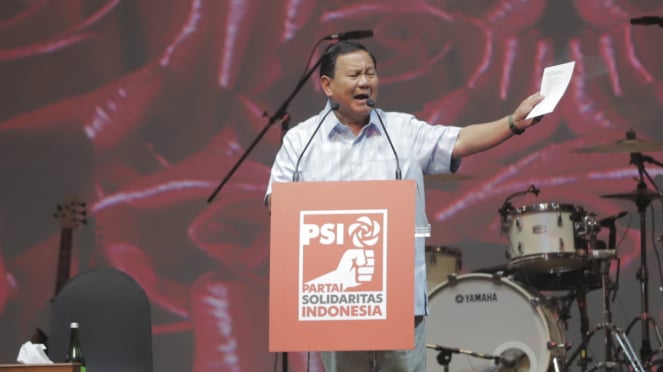 Prabowo Subianto, Konser Pilpres Santuy Ojo Rungkad PSI