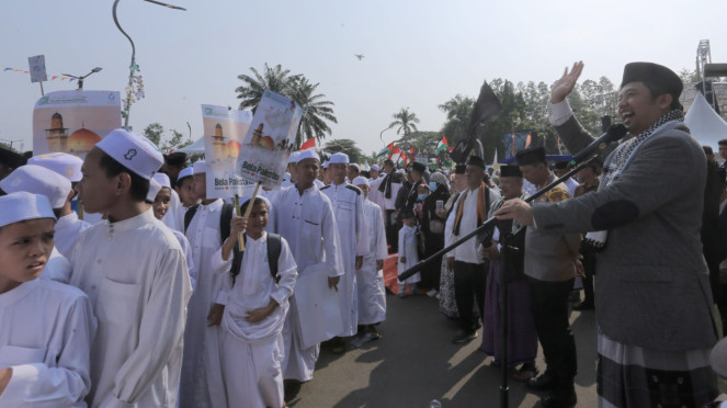 15.000 Santri Tangerang dukung Palestina