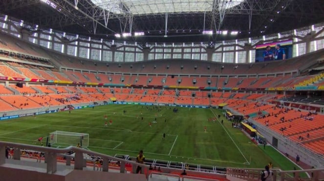 Jakarta International Stadium (JIS), Jakarta International Stadium (JIS), Kiper Manchester United, Andre Onana, Pemain Lion City Sailors rayakan gol, Ole Romeny, Indonesia vs China di Kualifikasi Piala Dunia 2026, Bek PSM Makassar, Yuran Fernandes