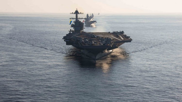 Kapal Induk Amerika Serikat (AS) USS Gerald Ford