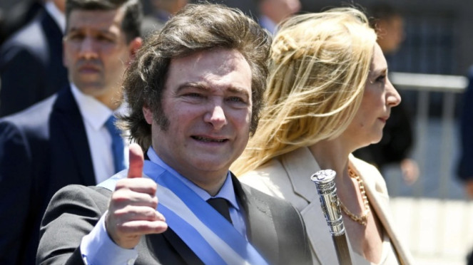 Presiden Baru Argentina Javier Milei.