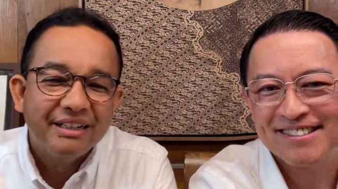 Anies Baswedan dan Tom Lembong saat Live TikTok., Thomas Lembong atau Tom Lembong, Otak Pidato Ikonik Jokowi ‘Game of Thrones’ dan ‘Thanos’, Anies Baswedan dan Tom Lembong saat Live TikTok., Merapat ke Anies, Kritik Jokowi dan Tersangka