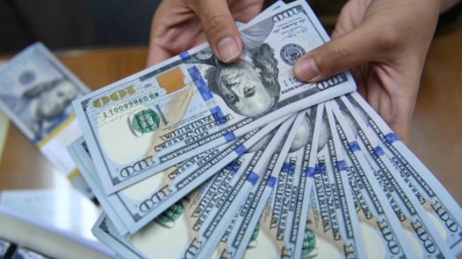 Ilustrasi kekayaan dalam bentuk kepemilikan uang dolar