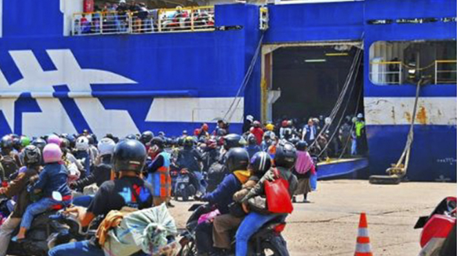 Arus Mudik di Pelabuhan Merak dan Pelabuhan Ciwandan (foto ilustrasi)