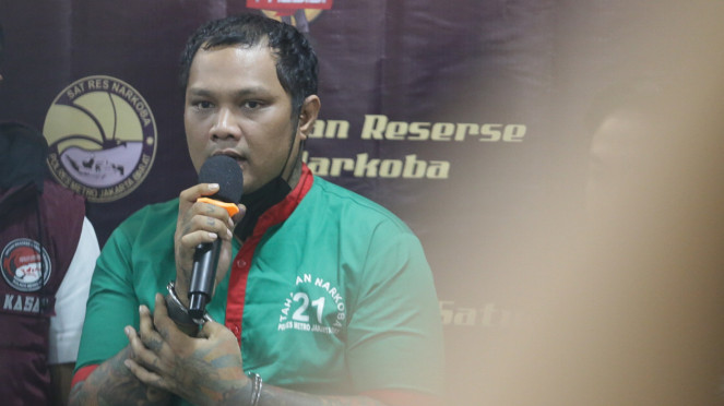 Virgoun, Rilis Terkait Narkoba di Polres Metro Jakbar
