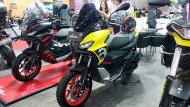 Aprilia SR GT 200 di Jakarta Fair 2024
