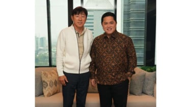 Shin Tae-yong dan Erick Thohir