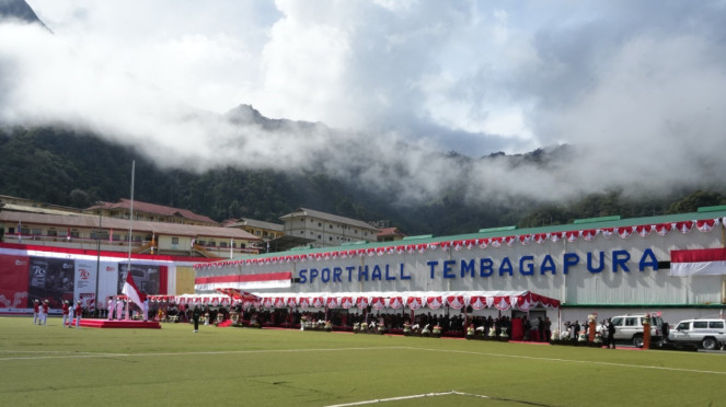 Upacara HUT RI ke-79 di PT Freeport Indonesia (PTFI)