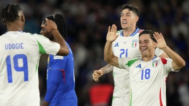 Pemain Timnas Italia, Giacomo Raspadori.
