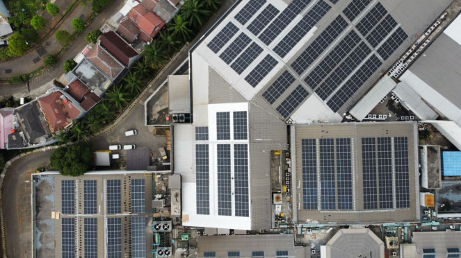 Solar panel di Lippo Malls Indonesia [dok. Humas PT Lippo Malls Indonesia]