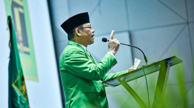Pelaksana Tugas Ketua Umum PPP Muhamad Mardiono membuka kegiatan Musyawarah Kerj