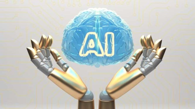 Ilustrasi kecerdasan buatan (AI).