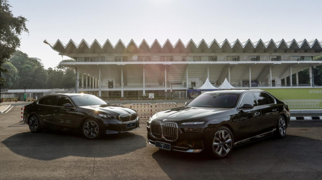 Mobil listrik BMW untuk pelantikan Presiden RI Prabowo Subianto