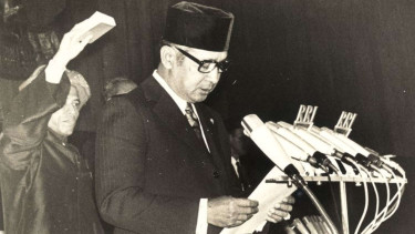Pelantikan Presiden kedua Jenderal Soeharto pada 27 Maret 1968