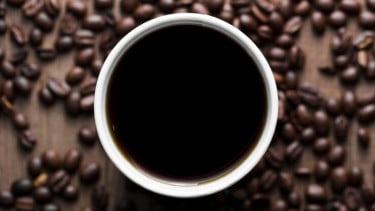 Ilustrasi kopi hitam.