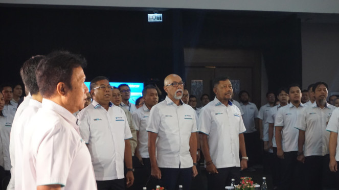 Holding BUMN Jasa Survei, IDSurvey saat menggelar townhall meeting beberapa waktu lalu.