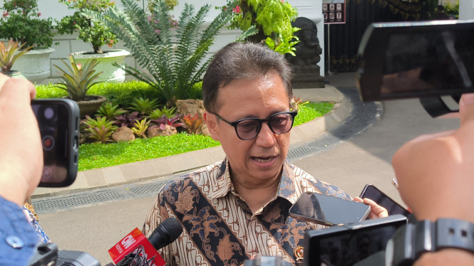 Menteri Kesehatan (Menkes) Budi Gunadi Sadikin di Kompleks Istana Kepresidenan, Jakarta Pusat.