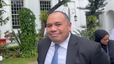 Wakil Direktur Utama PT TBS Energi Utama Tbk (TOBA), Pandu Patria Sjahrir di Kompleks Istana Kepresidenan, Jakarta Pusat, Kamis, 6 Februari 2025