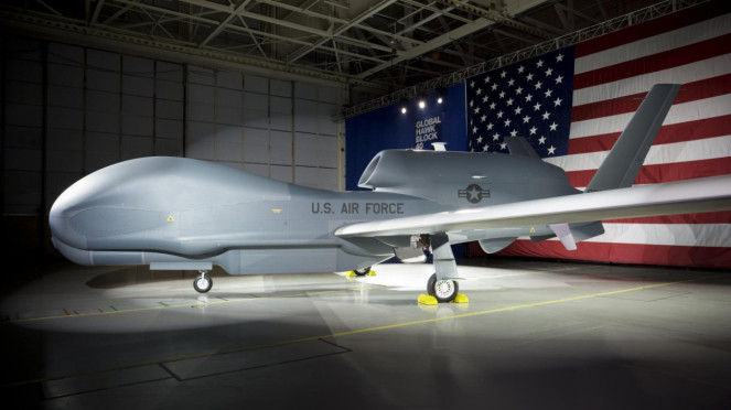 VIVA Militer: Drone RQ-4 Global Hawk militer Amerika Serikat