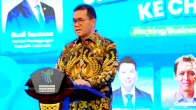 Menteri Perdagangan, Budi Santoso, di kantor Kementerian Perdagangan, Jakarta, Senin, 17 Maret 2025