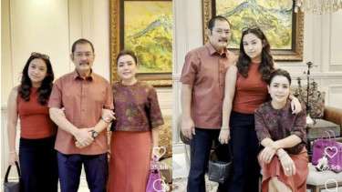 Potret keluarga Mayangsari, Mayangsari dan Bambang Trihatmodjo, Pinkan Mambo, Eko Patrio, Atalia Praratya, Istri Ridwan Kamil