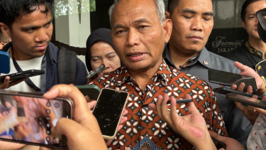 Kepala SKK Migas, Djoko Siswanto, saat ditemui di kawasan Senayan, Jakarta Pusat, Rabu, 9 April 2025