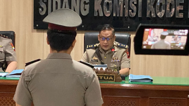 Sidang etik Brigadir AK, Oknum Polisi pembunuh bayi 