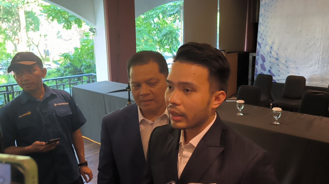 Kuasa hukum Presiden RI ke-7 Joko Widodo (Jokowi), Yakup Hasibuan di Senayan Golf Club, Jakarta, Senin, 14 April 2025