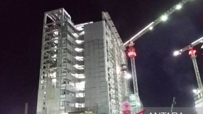 Salah satu tower di IKN yang tahap pembangunan