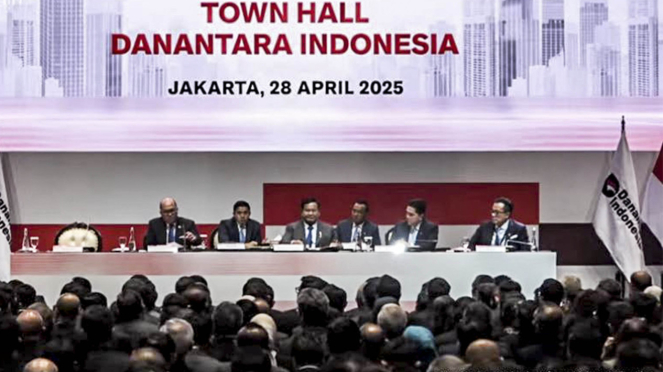 Presiden Prabowo Hadiri Town Hall Danantara