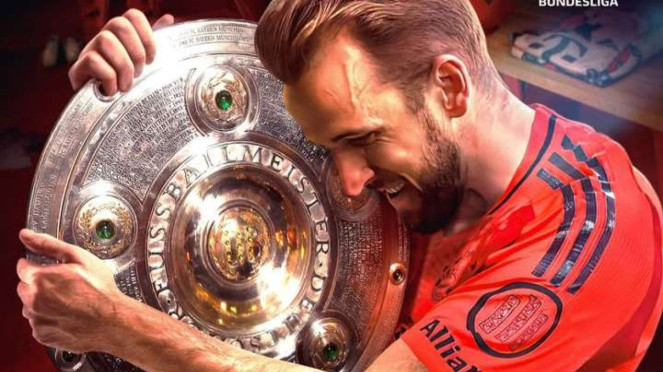 Harry Kane juara Bundesliga 2024/25, PSG juara Liga Champions 2024/25, Tottenham Hotspur juara Liga Europa 2024/25, Harry Kane juara Bundesliga 2024/25, Newcastle United juara Piala Liga Inggris 2024/25, Bologna juara Coppa Italia 2024/25, Crystal Palace juara Piala FA 2024/25