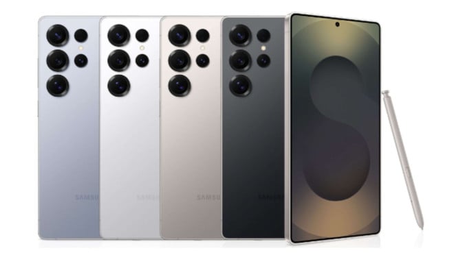 Samsung Galaxy S25 Ultra, 1. iPhone 17 Pro dan iPhone 17 Pro Max, 2. Google Pixel 10 Pro dan Pixel 10 Pro XL, 3. Samsung Galaxy S25 Ultra, 4. Xiaomi 15 Ultra, 5. Vivo X200 Ultra, 6. iPhone 17