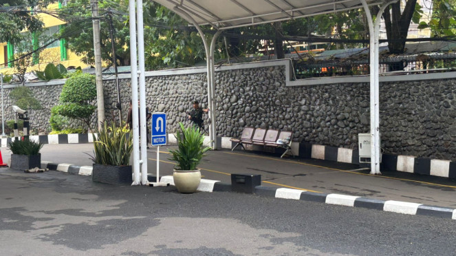 Pintu masuk gedung Kejaksaan Agung (Kejagung)
