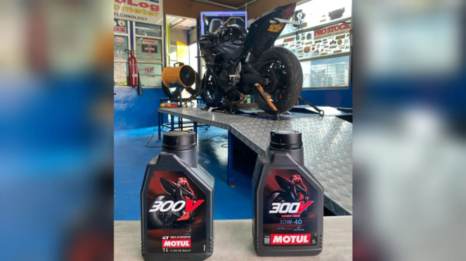 Dyno test yang dilakukan Motul