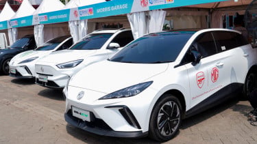 MG 4 ev saat pameran PEVS 2025