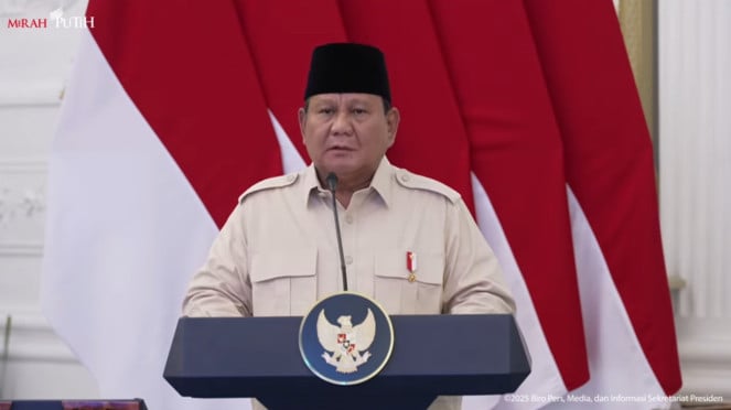 Presiden RI Prabowo Subianto